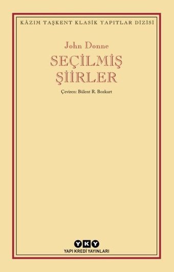 John Donne - Seçilmiş Şiirler John Donne Yapı Kredi Yayınları