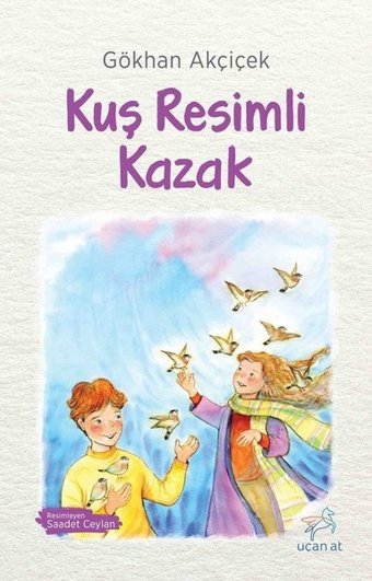 Kuş Resimli Kazak Gökhan Akçiçek Uçan At