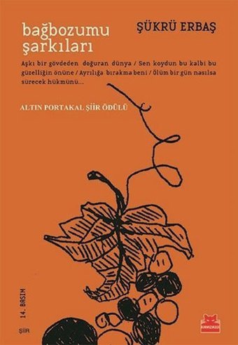 Bağbozumu Şarkıları Şükrü Erbaş Kırmızı Kedi