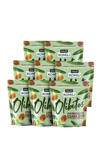 Komili Çekirdeksiz Izgara Yeşil Zeytin Paket 240 gr