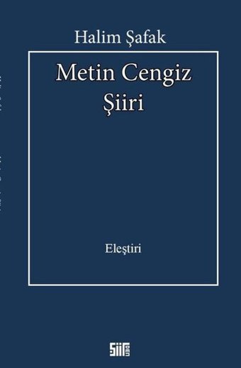 Metin Cengiz Şiiri Halim Şafak Şiirden Yayınları