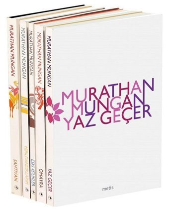 Murathan Mungan Şiir Seti - 5 Kitap Takım - Hediyeli Murathan Mungan Metis Yayınları