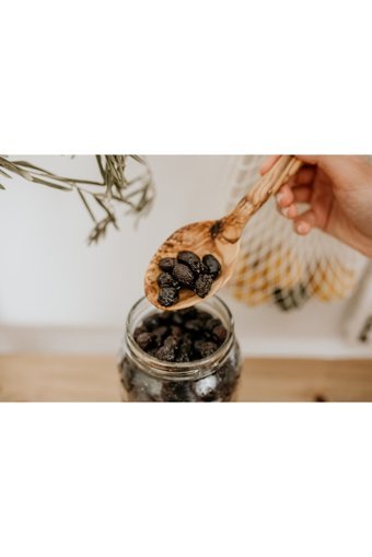 Foze Kuru Sele Az Tuzlu Siyah Zeytin Kavanoz 300 gr