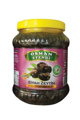 Osman Efendi Siyah Zeytin Teneke 1.5 kg