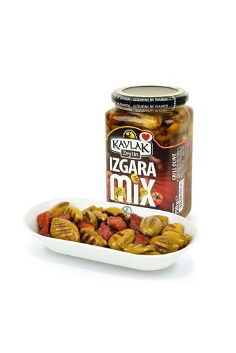 Kavlak Çekirdeksiz Izgara Yeşil Zeytin Kavanoz 750 gr