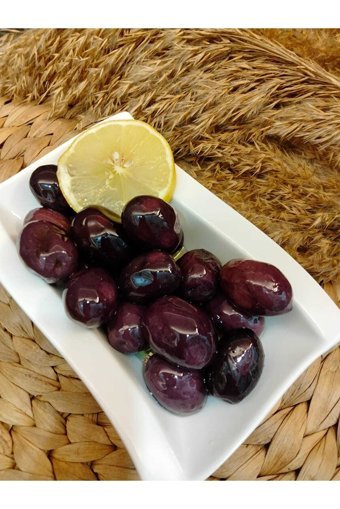 Altan Çalışkan Salamura Az Tuzlu Siyah Zeytin Kavanoz 1 kg