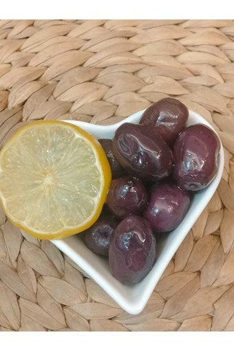 Altan Çalışkan Salamura Az Tuzlu Siyah Zeytin Kavanoz 1 kg