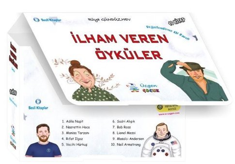 İlham Veren Öyküler Seti - 10 Kitap Takım Rüya Gündüzhev Üçgen Çocuk