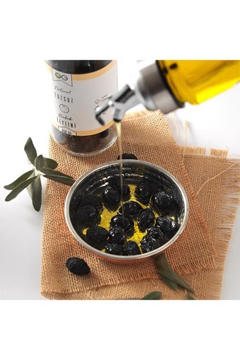 Og Tuzsuz Siyah Zeytin Kavanoz 250 gr