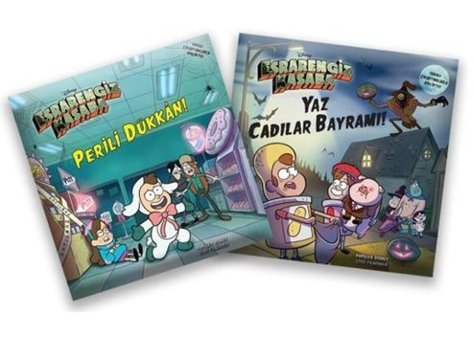 Disney Esrarengiz Kasaba Çıkartmalı Hikaye Seti - 2 Kitap Takım Kolektif Beta Kids
