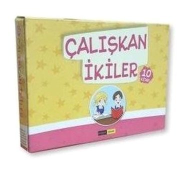 Çalışkan İkiler Seti - 10 Kitap Takım Kolektif Gendaş Çocuk