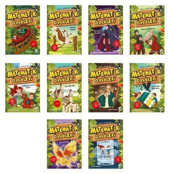 Şifreli Ormanda Matematik Öyküleri Seti - 10 Kitap Takım Necati Akbaba Damla Yayınevi