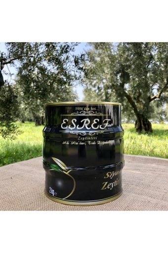 Eşref Siyah Zeytin Teneke 2 kg