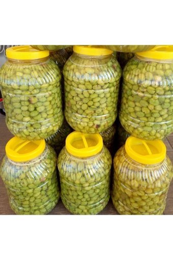 Akdeniz Yöresel Kırma Yeşil Zeytin Bidon 5 kg