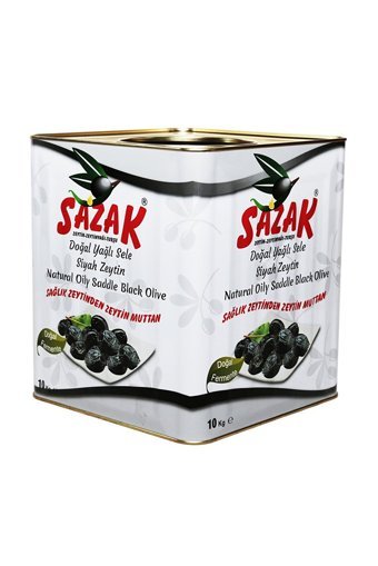 Sazak Siyah Zeytin Teneke 10 kg