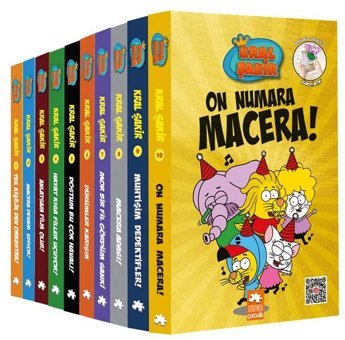 Kral Şakir Muhtişim Hediye Seti! - 10 Kitap Takım Varol Yaşaroğlu Eksik Parça Yayınları