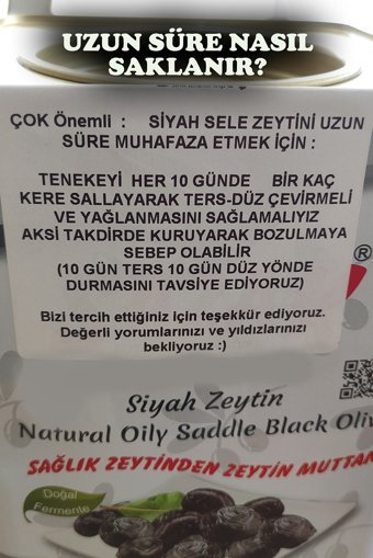 Sazak Siyah Zeytin Teneke 10 kg