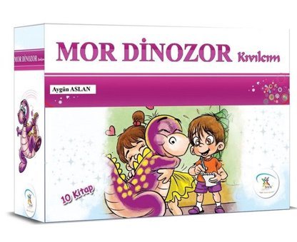 4.Sınıflar İçin Mor Dinozor Kıvılcım Serisi Seti-10 Kitap Takım Aygün Aslan 5 Renk Yayınları