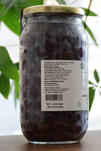 Soul Kitchen Salamura Siyah Zeytin Kavanoz 700 gr
