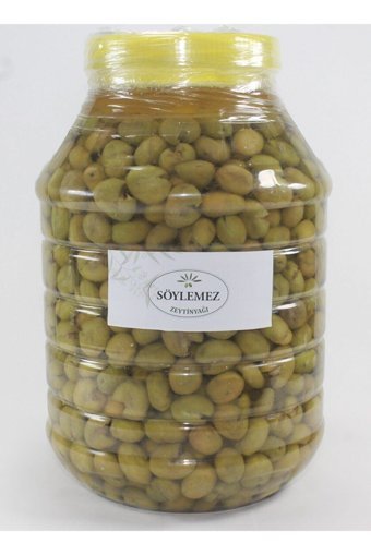 Söylemez Zeytincilik Salamura Kırma Yeşil Zeytin Pet Kavanoz 5 kg