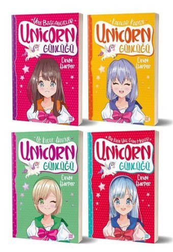 Unicorn Günlüğü Serisi Seti - 4 Kitap Takım Cindy Harper Dokuz Yayınları