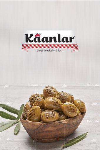 Kaanlar Çekirdeksiz Salamura Izgara Yeşil Zeytin Kavanoz 240 gr