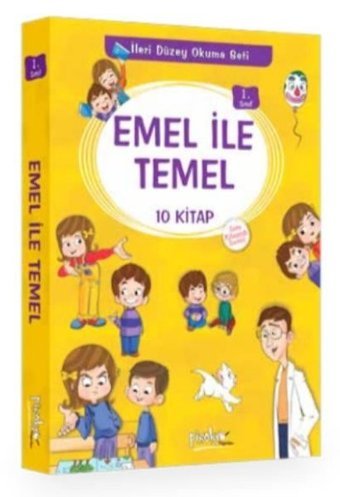 1. Sınıf Emel İle Temel Seti 10 Kitap Takım Kolektif Pinokyo