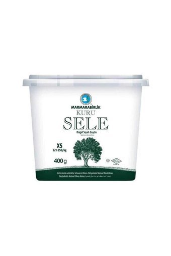 Marmarabirlik Kuru Sele Siyah Zeytin Kutu 400 gr