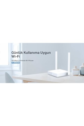Tp-Link Tl-WR844N Kablosuz 2.4 GHz Wifi Dual Band Access Point Router 2 Antenli 300 Mbps Menzil Genişletici