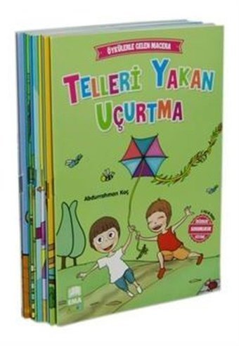 Öykülerle Gelen Macera Serisi Seti - 6 Yaş ve Üzeri Değerler Eğitimi - 10 Kitap Takım Abdurrahman Koç Ema Çocuk