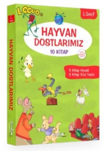 1. Sınıf Hayvan Dostlarımız Seti 10 Kitap Takım Kolektif Pinokyo