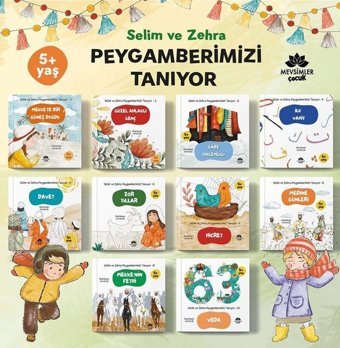 Selim ve Zehra Peygamberimizi Tanıyor Seti - 10 Kitap Takım Kolektif Mevsimler Kitap