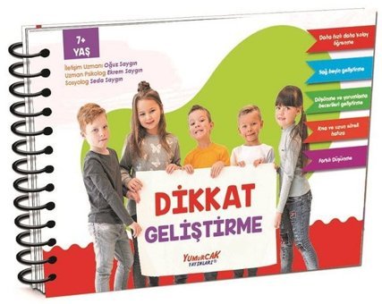 Dikkat Geliştirme 7+Yaş Kolektif Yumurcak Yayınları