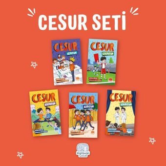 Cesur Seti - 5 Kitap Takım Şeyma Göksay Karavan Çocuk