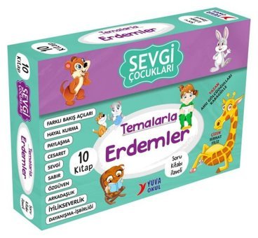 Sevgi Çocukları Temalarla Erdemler Seti - 10 Kitap Takım - 2-3. Sınıflar İçin Ahu Gölcüoğulları Yuva