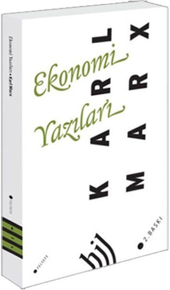 Ekonomi Yazıları Karl Marx Hil Yayınları