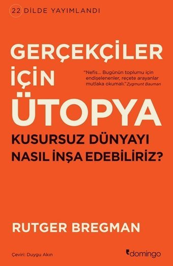 Gerçekçiler İçin Ütopya Rutger Bregman Domingo Yayınevi