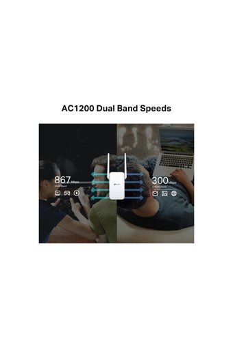 Tp-Link RE315 Kablosuz 2.4 GHz-5 GHz Wifi Dual Band Access Point 2 Antenli 867 Mbps Menzil Genişletici
