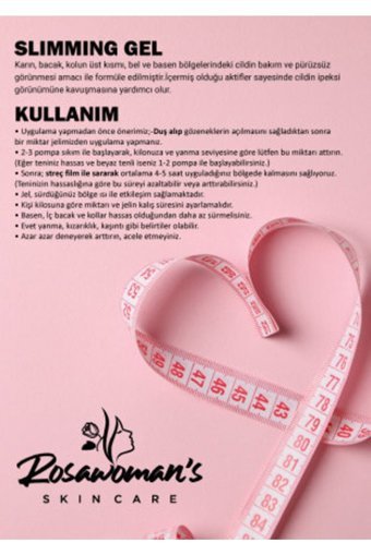 Rosawomans Sıkılaştırıcı Selülit Jeli 150 ml