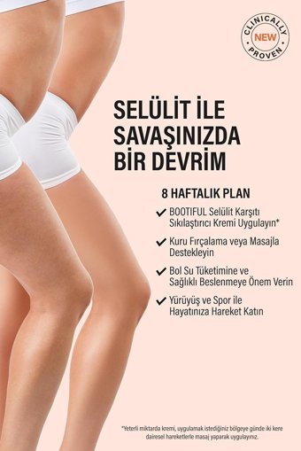 Bootiful Sıkılaştırıcı Selülit Kremi 200 ml
