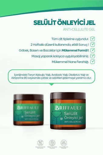 Briffault Sıkılaştırıcı Selülit Jeli 250 ml