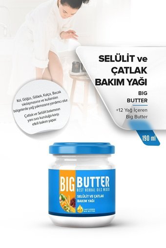 Big Butter Sıkılaştırıcı Selülit Yağı 190 ml