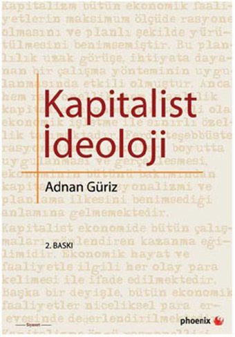 Kapitalist İdeoloji Adnan Güriz Phoenix