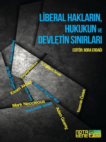 Liberal Hakların Hukukun ve Devletin Sınırları Kolektif Nota Bene Yayınları