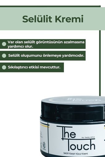 The Touch By Seda Altın Sıkılaştırıcı Selülit Kremi 2x250 ml