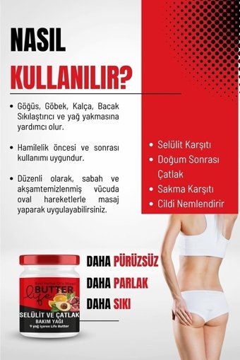 Life Butter Sıkılaştırıcı Selülit Jeli 190 ml