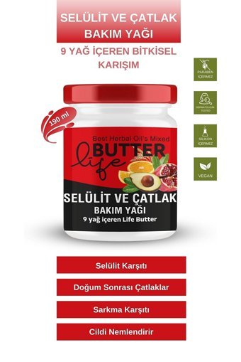 Life Butter Sıkılaştırıcı Selülit Jeli 190 ml