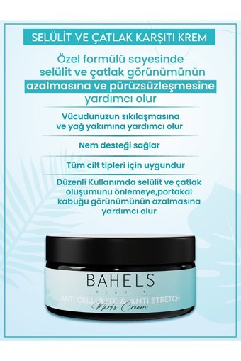 Bahels Cosmetic Sıkılaştırıcı Selülit Jeli 180 ml