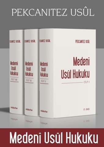 Pekcanıtez Usül-Medeni Usül Hukuku-3 Cilt Takım Kolektif On İki Levha Yayıncılık