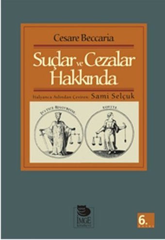 Suçlar ve Cezalar Hakkında Cesare Beccaria İmge Kitabevi